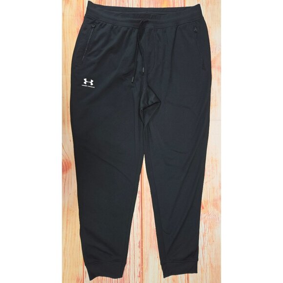 Under Armour Mens ColdGear Jogger Pants XL Black - Picture 1 of 9